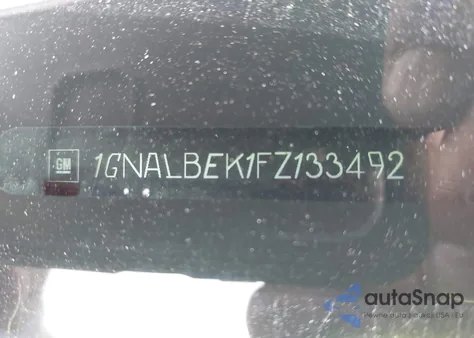 2015 Chevrolet Equinox 1Lt from USA, damaged, VIN 1GNALBEK1FZ133492